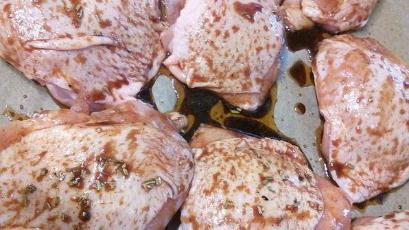 курица в острой глазури