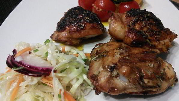 курица в острой глазури