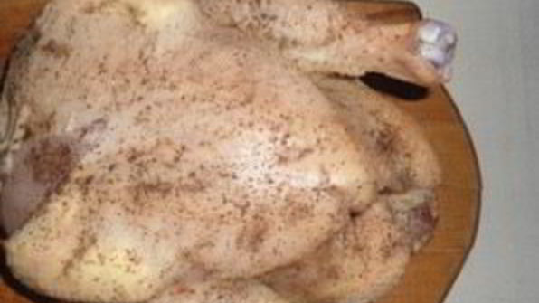 курица в рукаве в духовке