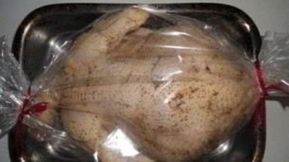 курица в рукаве в духовке