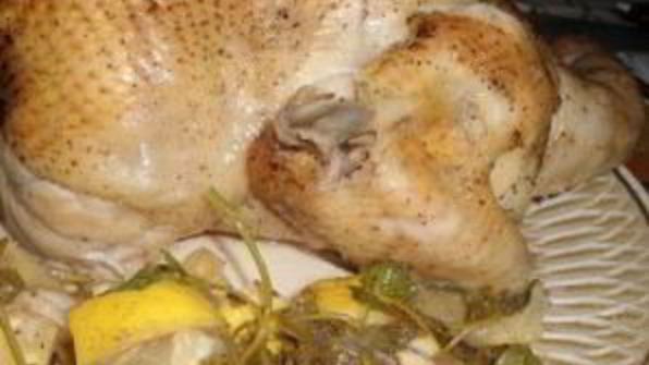 курица в рукаве в духовке