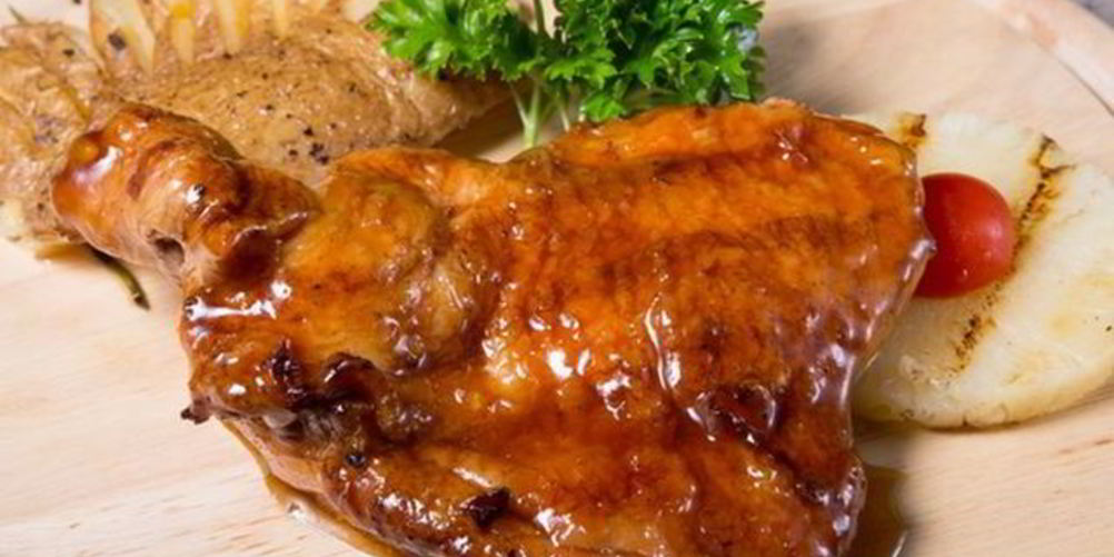 Рецепт курицы в сладком фруктовом соусе