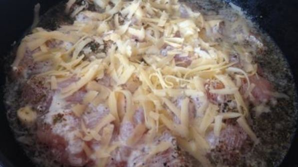 курица запеченая с гречкой