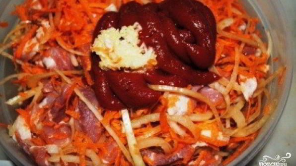 мясо по-гусарски