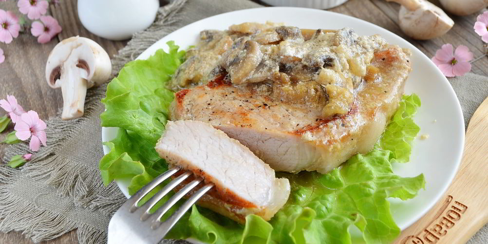 Рецепт мяса под грибочками