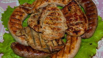 Мясо с горчицей