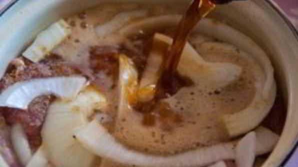 мясо с горчицей