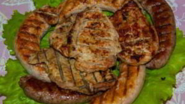 мясо с горчицей