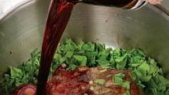 мясо с овощами в итальянском стиле