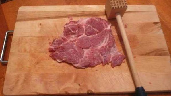 отбивные в красном вине