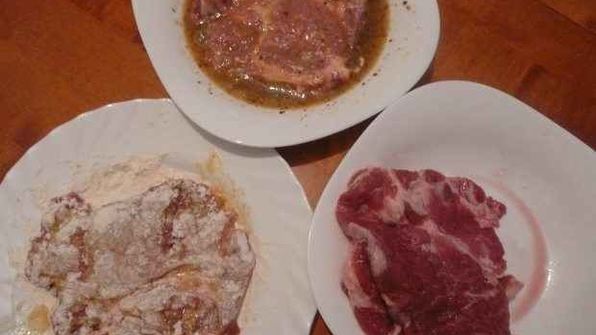 отбивные в красном вине