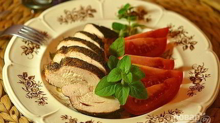 Сочная курица с травами