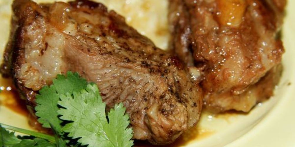 Рецепт свинины, тушеной в виноградном соке