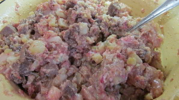 свиной желудок фаршированный