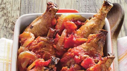 Цыпленок качиаторе в духовке