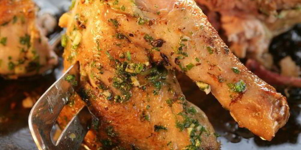 Рецепт цыпленка с чесноком