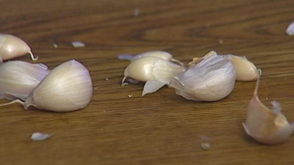 цыпленок с чесноком