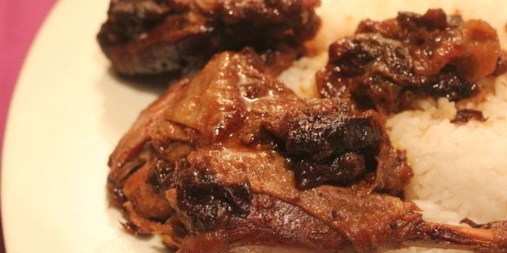 Рецепт утки, тушенной с черносливом