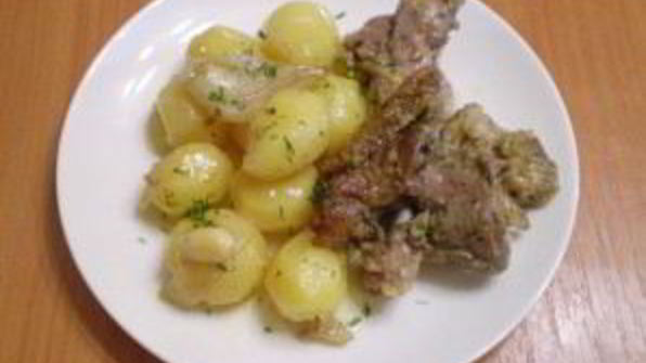 утка в духовке с картофелем