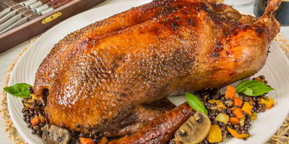 Рецепт запеченной утки в лаймово-медовой глазури