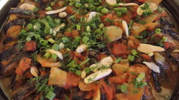 баклажаны по-турецки с фаршем