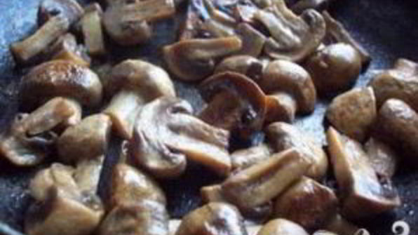 баклажаны с болгарским перцем и шампиньонами