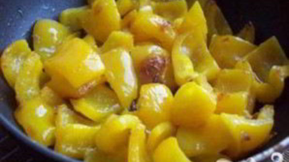 баклажаны с болгарским перцем и шампиньонами