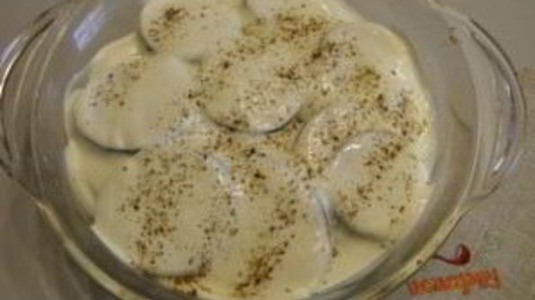 баклажаны с фаршем и картошкой