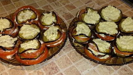 Баклажаны с помидорами