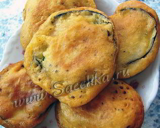 Баклажаны в чесночном кляре