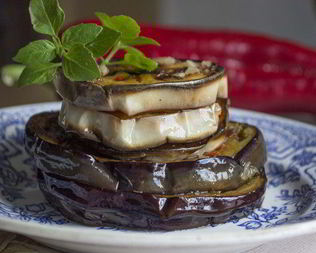 Баклажаны в острой медовой карамели