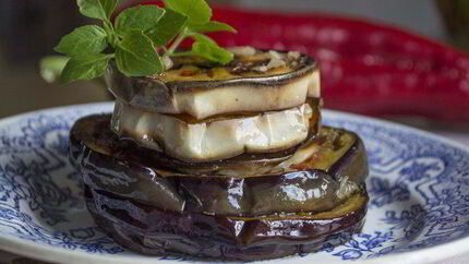 Баклажаны в острой медовой карамели