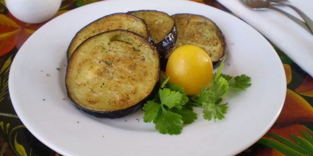 Рецепт баклажанов, жаренных кружочками