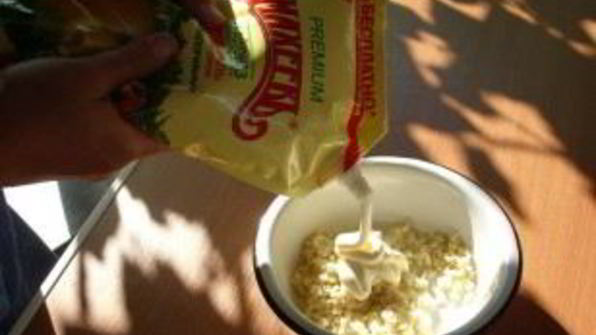 баклажаны, жареные с майонезом