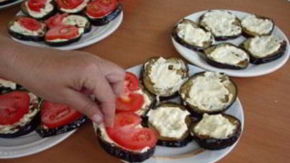 баклажаны, жареные с майонезом