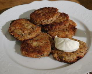 Биточки из фасоли и сыра