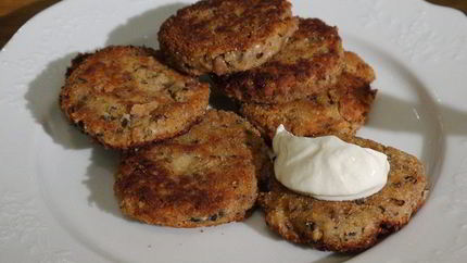 Биточки из фасоли и сыра