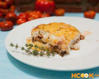 Болгарская мусака с баклажанами