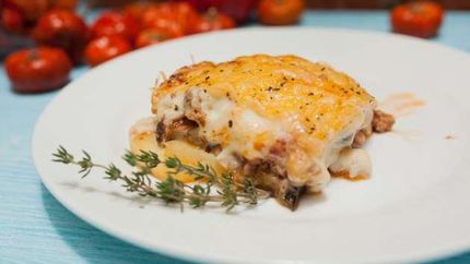 Болгарская мусака с баклажанами