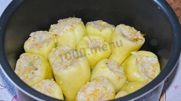 фаршированный перец в мультиварке