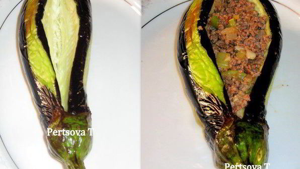 фаршированные баклажаны