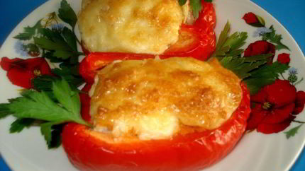 Фаршированные перцы в духовке