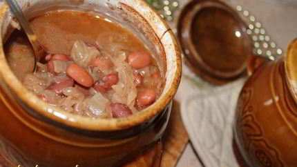 Фасоль в горшочке по-древневизантийски