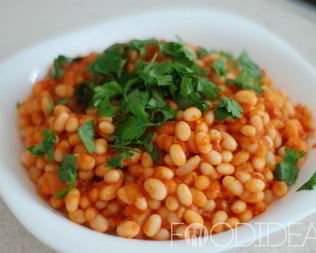 Фасоль в томатном соусе