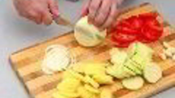 гратен из овощей в мультиварке