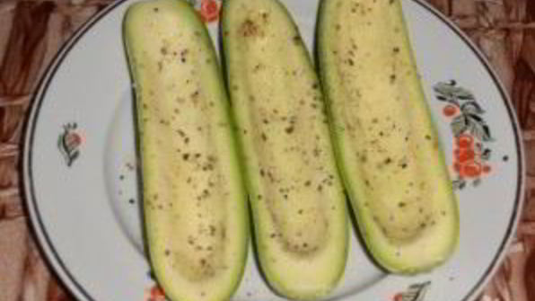 кабачки, фаршированные творогом