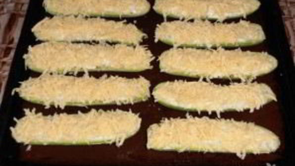 кабачки, фаршированные творогом