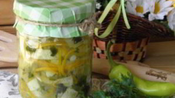 кабачки под острым соусом