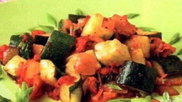 кабачки тушеные с чесноком