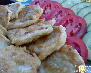 Кабачки в кляре